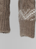 Nordic Knit Zip-up Jacket