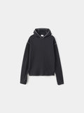 Stitch waffle hood knit