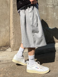 Hip-hop Tuck Bermuda Pants