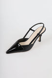 enamel stiletto heels