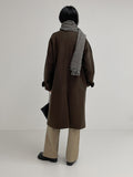 Big Collar Hidden Overfit Balmacan Coat