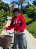Cookie Cookies Embroidery Sweatshirt