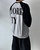 New York Raglan Long Sleeve