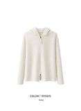 Ted Basic Rib Hood Zip-Up