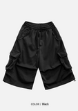 [Sweat.ver] Amecaji loose cargo sweatpants