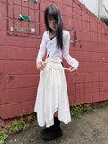 POCKET SHIRRING STRAP SKIRT