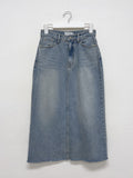 Bay Teen Denim H-Line Long Skirt