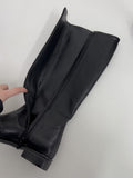 Mino Incision Square Toe Long Boots