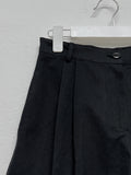 Bed pintuck cotton short pants