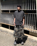 Zipper Pocket Bermuda Pants