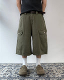 Rev Deep Dyeing Cargo Bermuda Pants