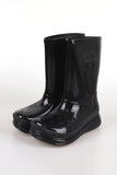 Half Enamel Rain Boots