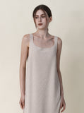 [Premium] Whole Garment Ongdin Linen Sleeveless One Piece