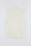 Punching Net Knit Sleeveless