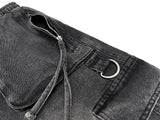 Hito Strap Bermuda Denim