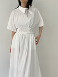 Hope Unbalanced Collar Blouse