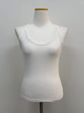 Ribbed sleeveless top