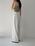 LeM Pintuck Wide Slacks