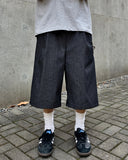 Stripe Carpenter Bermuda Denim