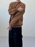 Mono Brushed Half Turtleneck Sweatshirt