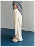 Twill Basic Corduroy Wide Pants