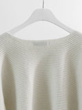 [Premium] Whole Garment Raglan Crop Knit
