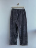 Two-Tone Velvet Banding Pants
