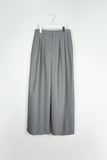double waist pintuck slacks