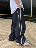 Nylon Track String Pants