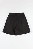 Two-Tuck Half Cotton Shorts
