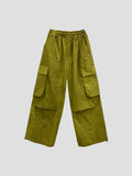 Double Crease Big Pocket Wide Pants