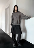 CROP TURTLE HOODIE