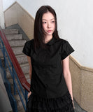 ROUND COLLAR PUFF SHIRT