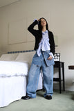 Down Martin Wrap Denim
