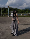 PLEATED FRILL ONEPIECE
