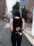 BACK OPEN STRAP SLEEVELESS