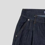 Nave Two-Tuck Raw Curved Denim Pants