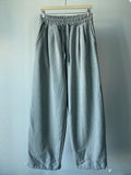 Pleat Wide Sweat Pants
