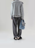 [Premium] Cory Two-Way Zip Up Knit