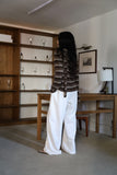 Angora Scarf Stripe Tee