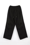 Dart pintuck wide pants