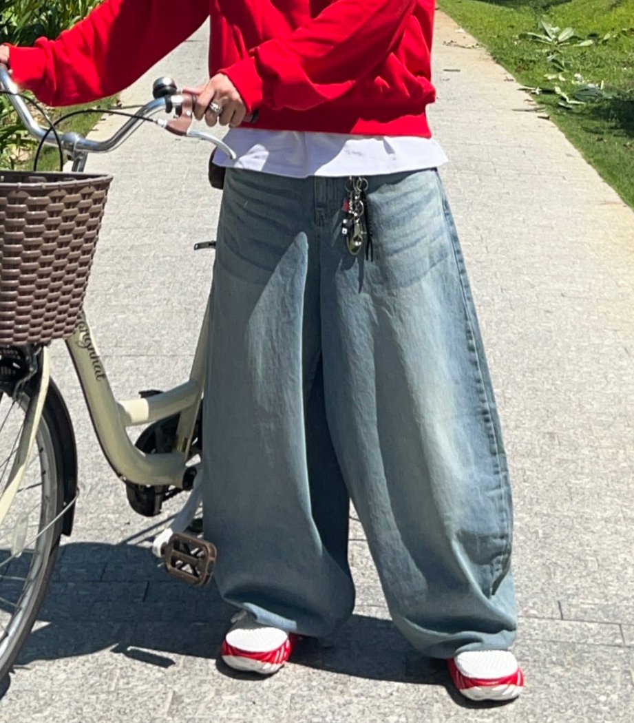 【KOOLOSET】Kuro Balloon Wide Denim KOOLOSET (クロゼット) - クロバルーンワイドデニム / Kuro