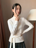 WINTER STRAP COLLAR KNIT