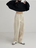 [unisex] Work Peach Bijo Wide Pants