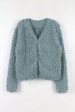 Fluffy fur cardigan