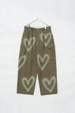 Heart Spray Cargo Pants