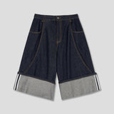 Roll Up Maxi Bermuda Selvedge Denim