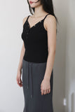 Snap Y ribbed sleeveless