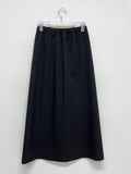 Velita Corrugated Banding Long Skirt