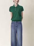 Puff Button Up Linen Knit